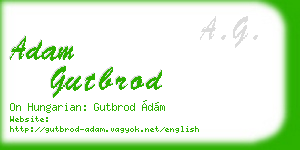 adam gutbrod business card