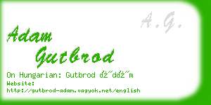 adam gutbrod business card